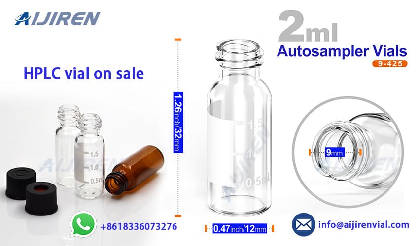 screw HPLC autosampler vials with inserts Chrominex